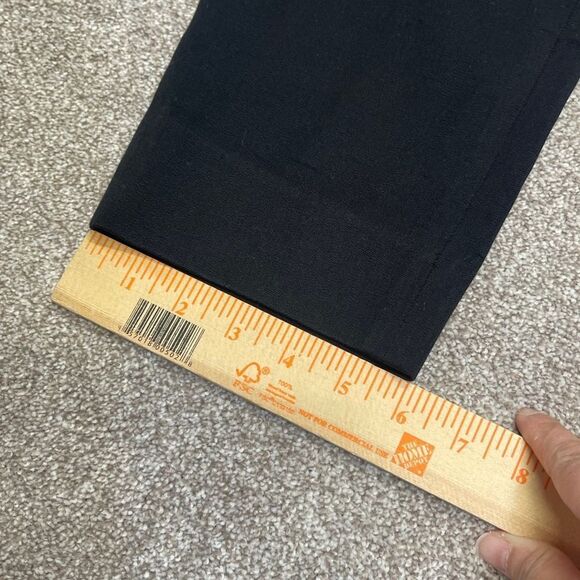 Banana Republic womens sloan pants sz 12 10” rise black business casual trouser - Picture 4 of 12